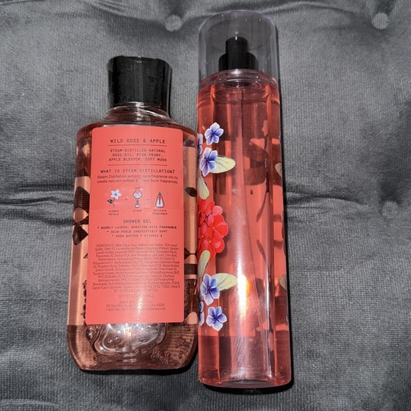 Bath and Body Works Wild Rose and Apple Body Wash and Fine Fragrance Mist - Picture 2 of 3